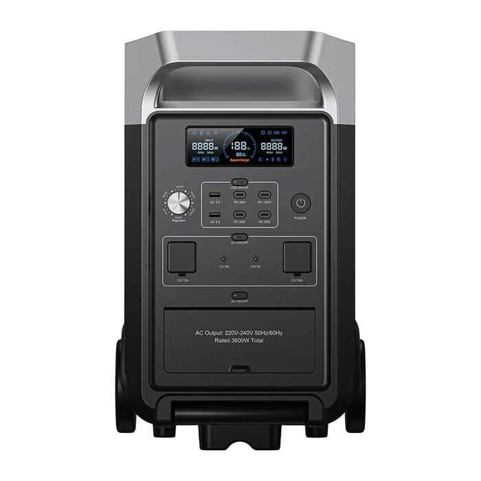 Зарядна станция FOSSIBOT F3600 Pro 3600W (черна)