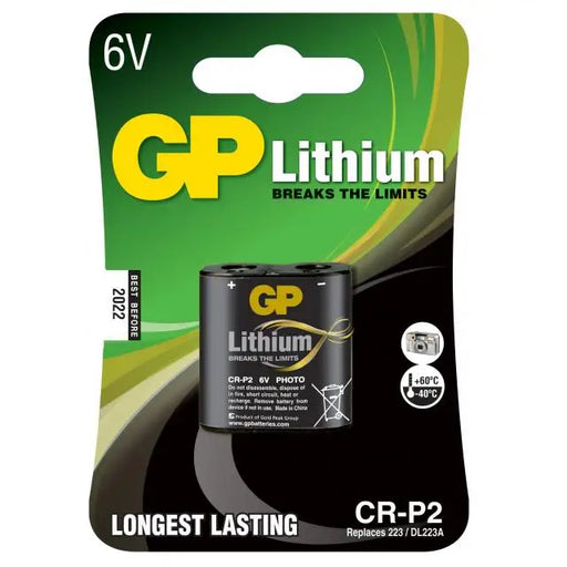 Фото литиева батерия GP CR-P2 6V