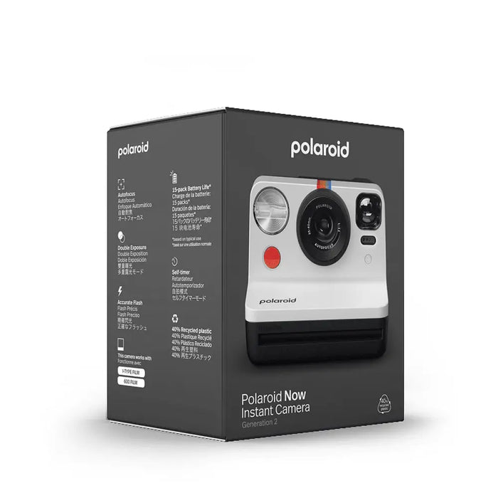 Фотоапарат за моментни снимки Polaroid NOW Gen 2 Black and