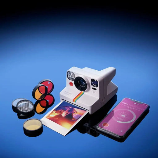 Фотоапарат за моментни снимки Polaroid NOW + White 009062
