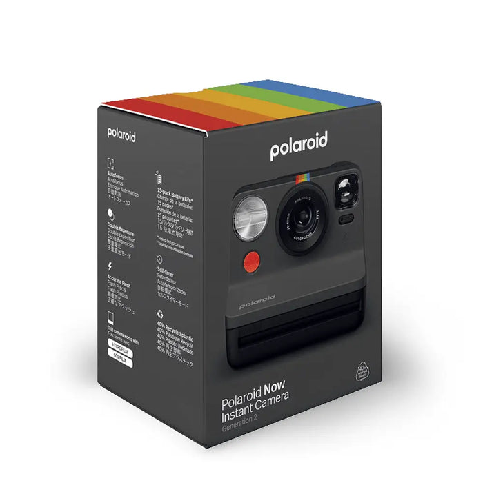 Фотоапарат за моментни снимки Polaroid NOW Gen 2 Black