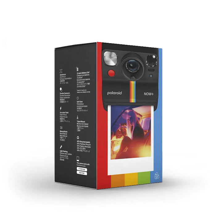 Фотоапарат за моментни снимки Polaroid NOW + Gen 2 Black
