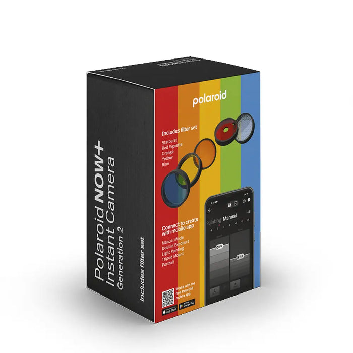 Фотоапарат за моментни снимки Polaroid NOW + Gen 2 White