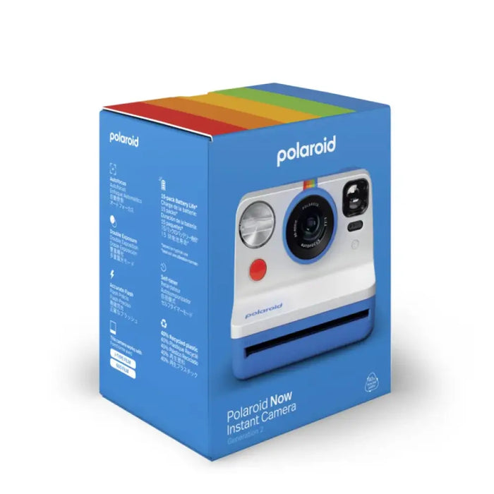 Фотоапарат за моментни снимки Polaroid NOW Gen 2 Blue 009073