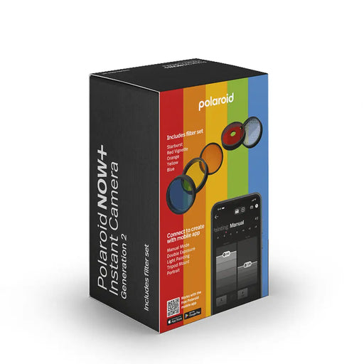 Фотоапарат за моментни снимки Polaroid NOW + Gen 2 Black