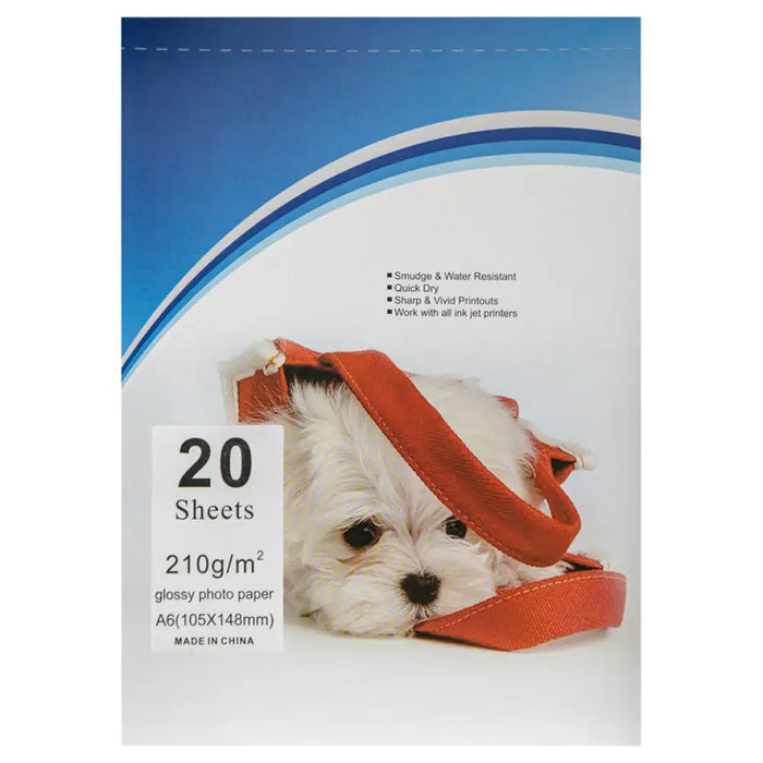 ФОТОХАРТИЯ GLOSSY PHOTO P 210G-A6 20 л.