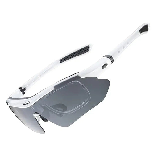 Фотохроматични очила за колоездене Rockbros 10142 UV400 бели