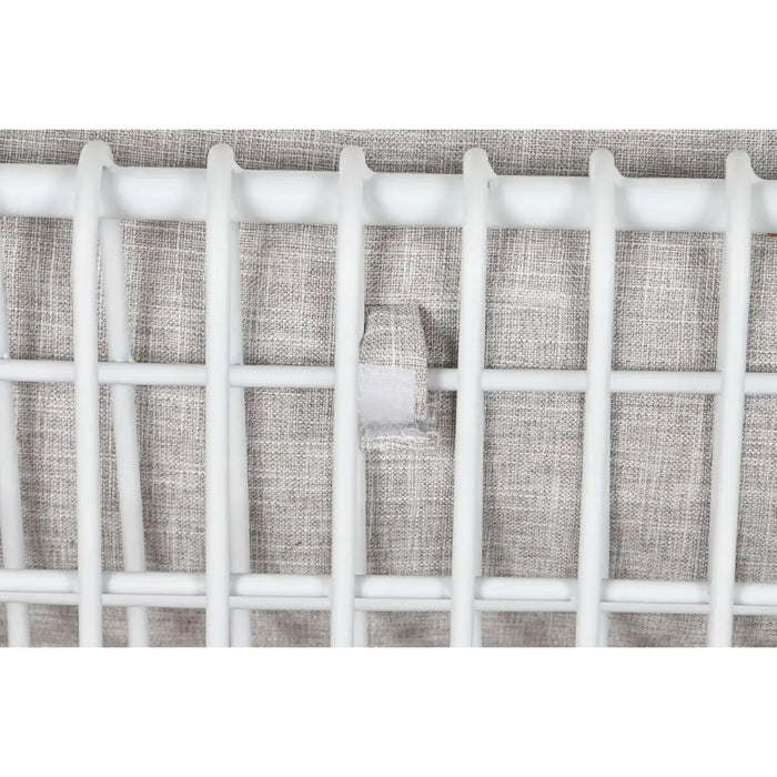Фотьойл Home ESPRIT Бял Бежов Метал 180 x 66 x 66 cm
