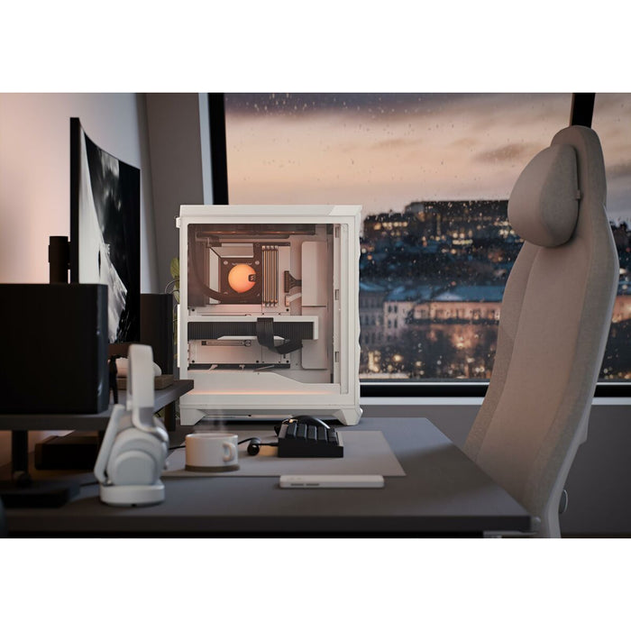 ATX полу-висока кутия Fractal Design FD-C-MES3A-07 Бял