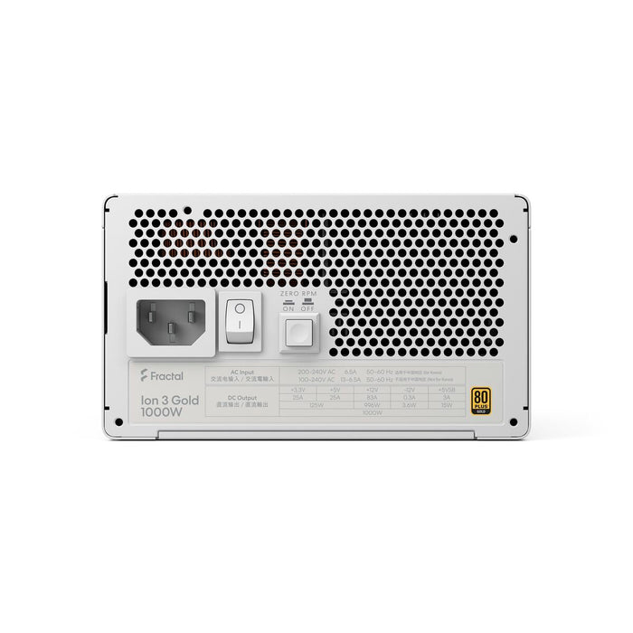 Захранване Fractal Design FD-P-IA3G-101-EU-WT 1000 W 80 Plus Gold