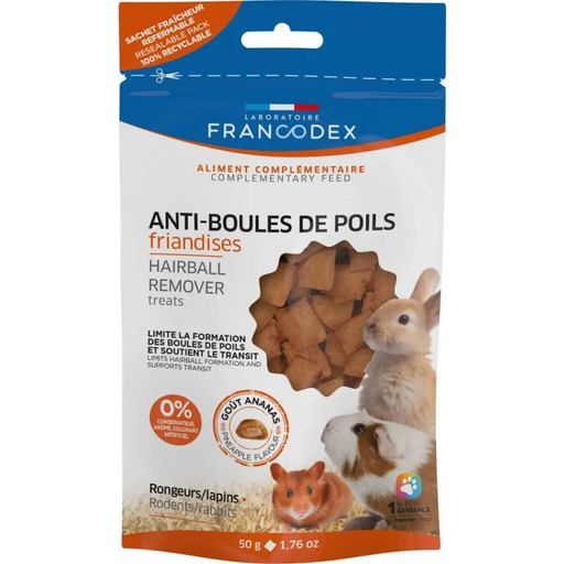 FRANCODEX Anti-Hooking Treats - лакомство заек - 50гр