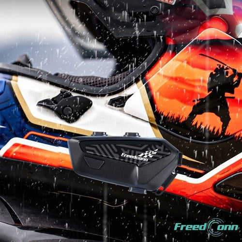 FreedConn F1 Plus V2 EU BT 5.4+EDR мотоциклетен интерком, обхват до 500 м, говори полски