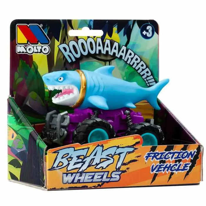 Фрикционна Кола Moltó Beast Wheels Многоцветен