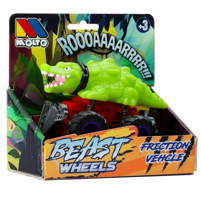 Фрикционна Кола Moltó Beast Wheels Многоцветен