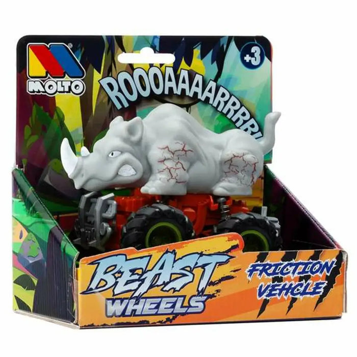 Фрикционна Кола Moltó Beast Wheels Многоцветен