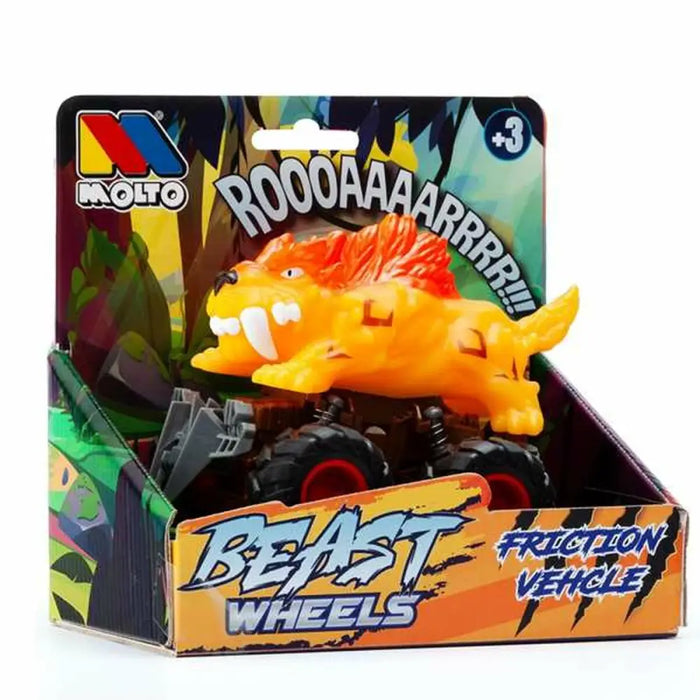 Фрикционна Кола Moltó Beast Wheels Многоцветен