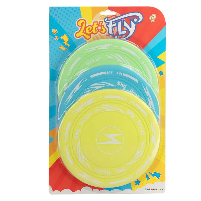 Frisbee Colorbaby Let’s fly Гъвкав Ø 18,5 cm 3 Части 12 броя