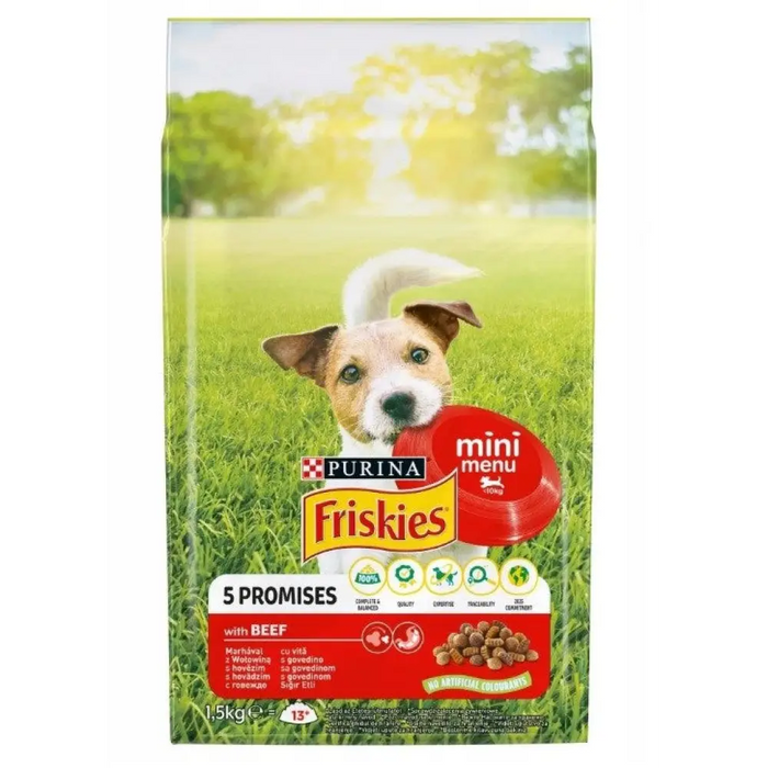 FRISKIES Mini Menu Beef with Vegetables - суха храна