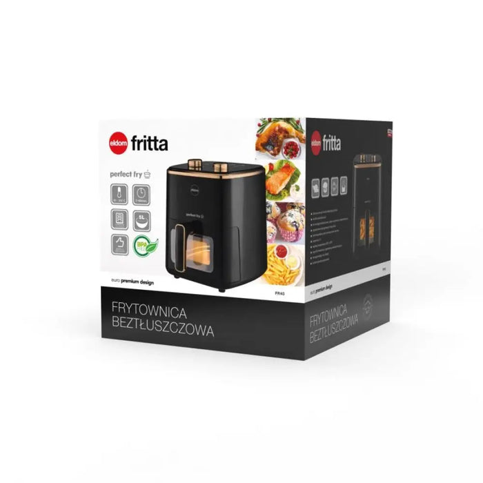 Фритюрник ELDOM FRITTA без мазнина капацитет 5.0 л
