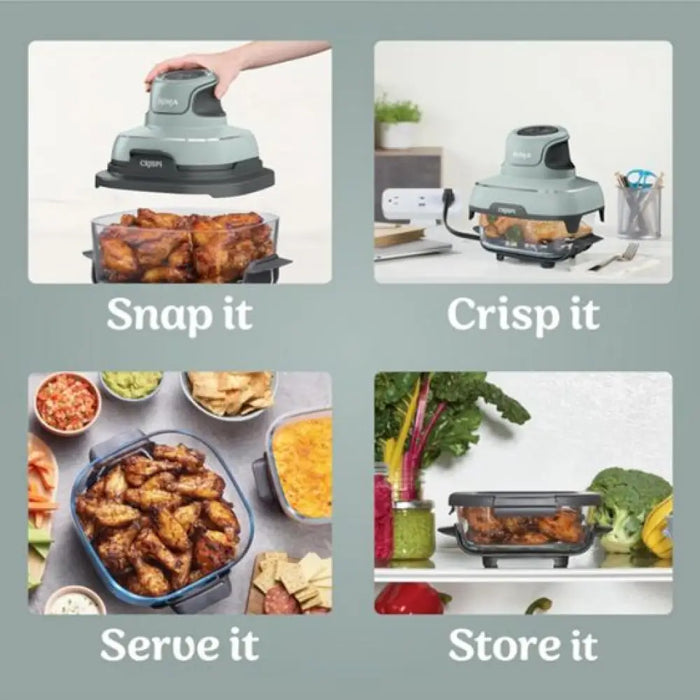Фритюрник NINJA Crispi 4-in-1 Portable Glass Air Fryer