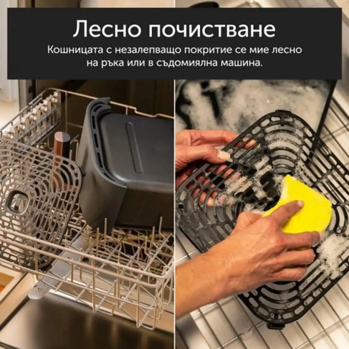 Фритюрник Cosori Airfryer TurboBlaze CAF-DC602 6L Черен