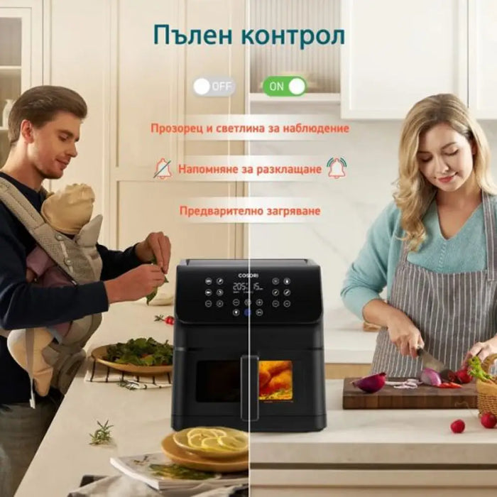 Фритюрник Cosori PremiumⅡPlus Airfryer CAF-P653-KEUR 6.2L