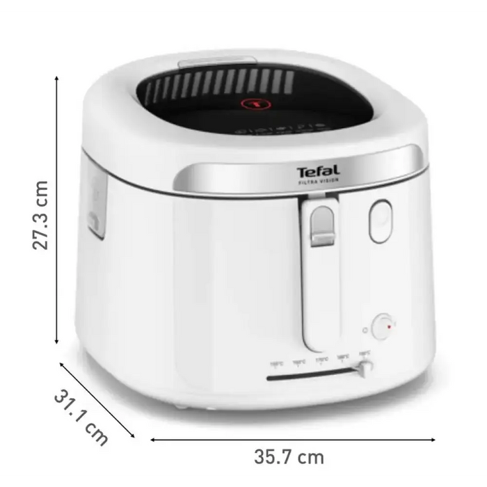 Фритюрник Tefal FF2541E0 Filtra Vision бял