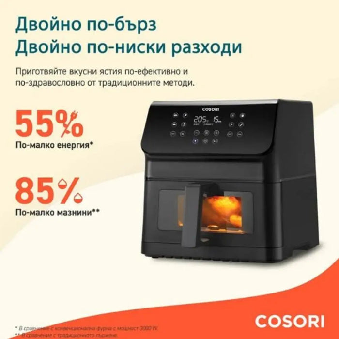Фритюрник Cosori PremiumⅡPlus Airfryer CAF-P653-KEUR 6.2L