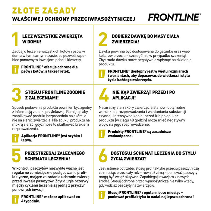 FRONTLINE Tri-act L 20-40 кг - Капки против паразити за кучета - 3 x 4 мл.