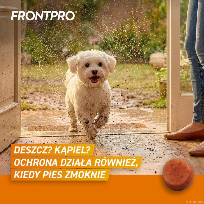 FRONTPRO Таблетки против бълхи и кърлежи за кучета (2-4 кг) - 3x 11,3 мг