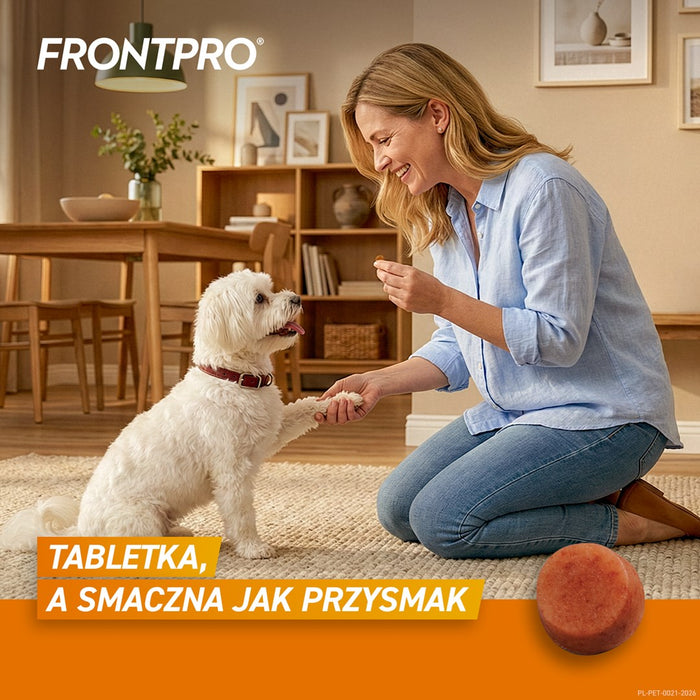FRONTPRO Таблетки против бълхи и кърлежи за кучета (2-4 кг) - 3x 11,3 мг