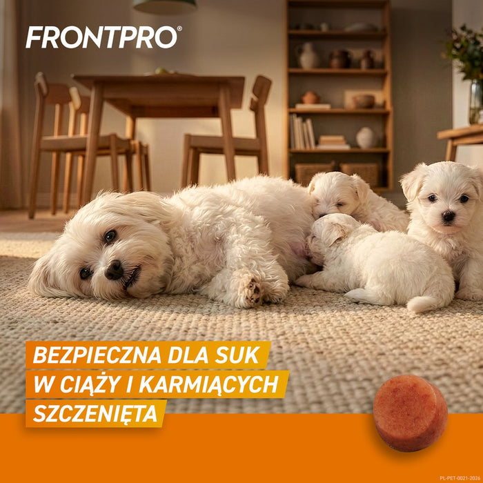 FRONTPRO Таблетки против бълхи и кърлежи за кучета (2-4 кг) - 3x 11,3 мг
