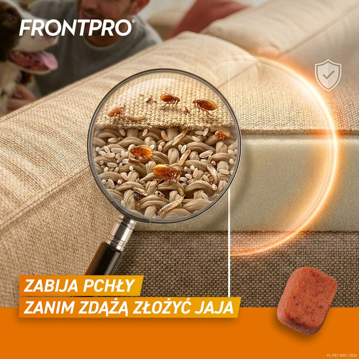 FRONTPRO Таблетки против бълхи и кърлежи за кучета (>10-25 кг) - 3 x 68 мг