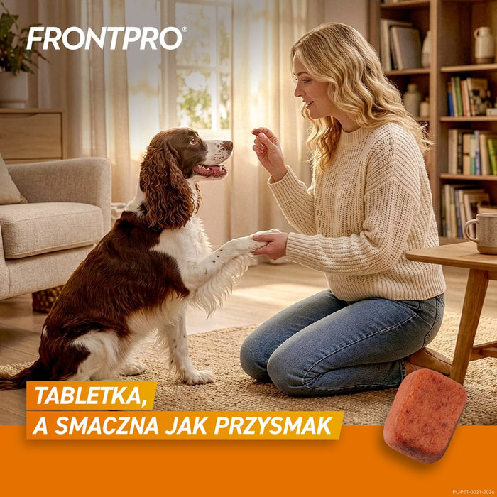 FRONTPRO Таблетки против бълхи и кърлежи за кучета (>10-25 кг) - 3 x 68 мг