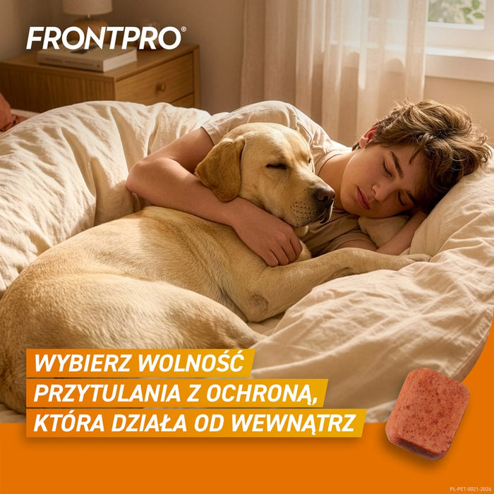 FRONTPRO Таблетки против бълхи и кърлежи за кучета (>25-50 кг) - 3x 136 мг