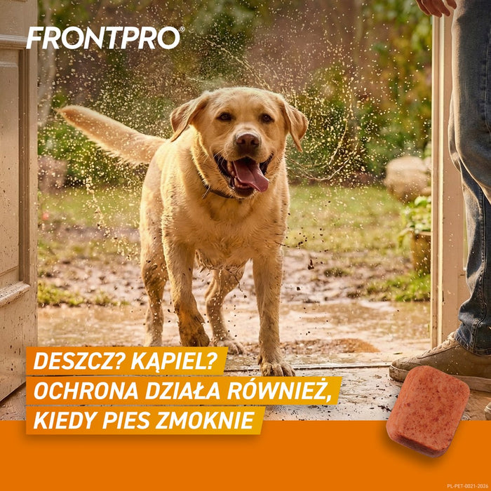 FRONTPRO Таблетки против бълхи и кърлежи за кучета (>25-50 кг) - 3x 136 мг