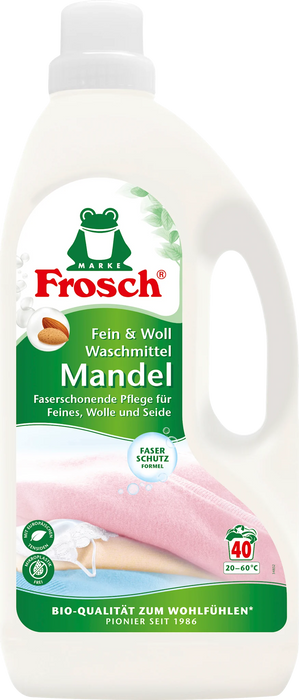 Течен перилен препарат за фини и вълнени тъкани Mandel, 1,5 l