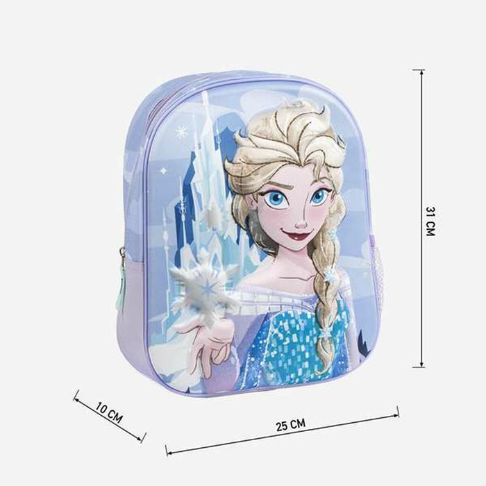 3D училищна чанта Frozen Син 25,0 x 31,0 x 10,0 cm