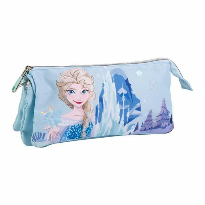 Троен Моливник Frozen Светло син Light Blue 2,2 x 1,1 x 22,5 cm