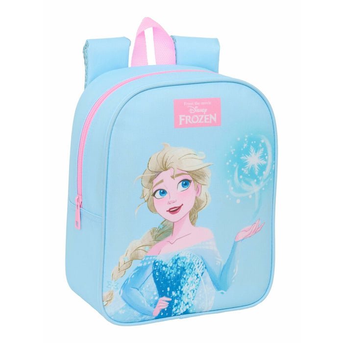 Училищна чанта Frozen Син Розов 22 x 27 x 10 cm