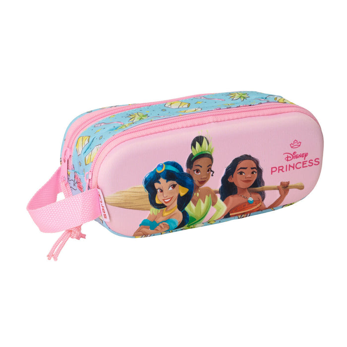 Двоен Моливник Frozen Розов Небесно синьо 21 x 8 x 6 cm 3D