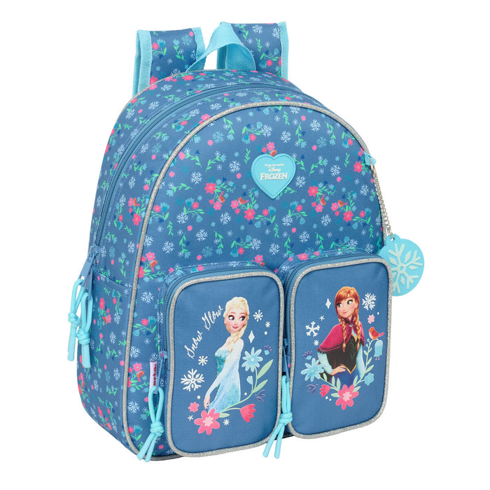 Училищна чанта Frozen Син 28 x 34 x 10 cm