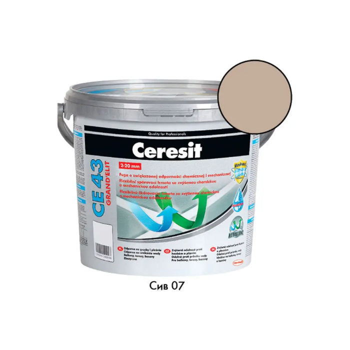 ФУГИРАЩА СМЕС CERESIT CE 43 СИВ 07