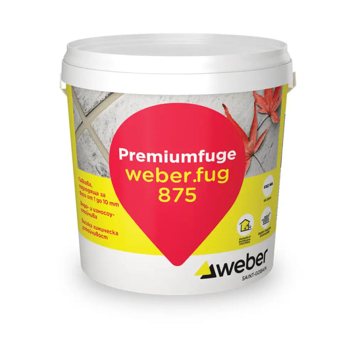 ФУГИРАЩА СМЕС WEBER WEBERFUG 875 2КГ ЦИМЕНТОВО СИВ