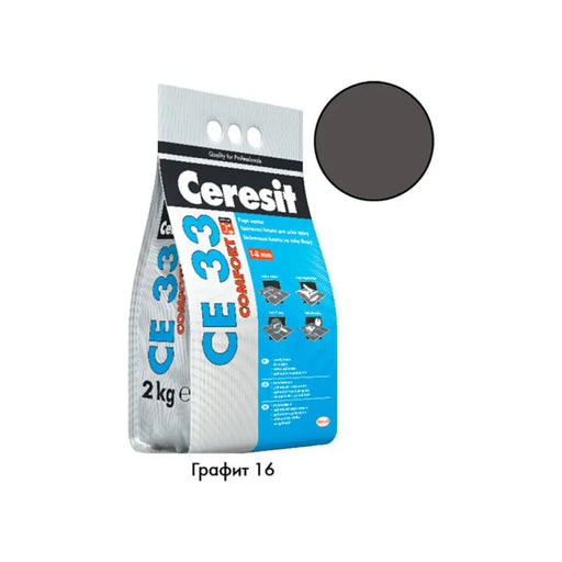 ФУГИРАЩА СМЕС CERESIT CE 33 ГРАФИТ 16