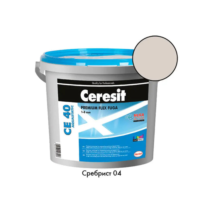 ФУГИРАЩА СМЕС CERESIT CE 40 СРЕБРИСТ 04