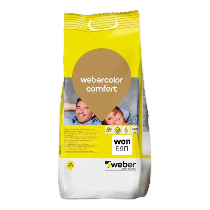 ФУГИРАЩА СМЕС COLOR COMFORT WEBER W011 БЯЛ