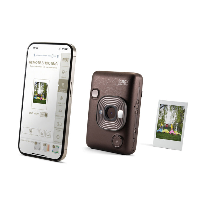 Фотоапарат за моментни снимки FUJIFILM INSTAX MINI LIPLAY DEEP BRONZE