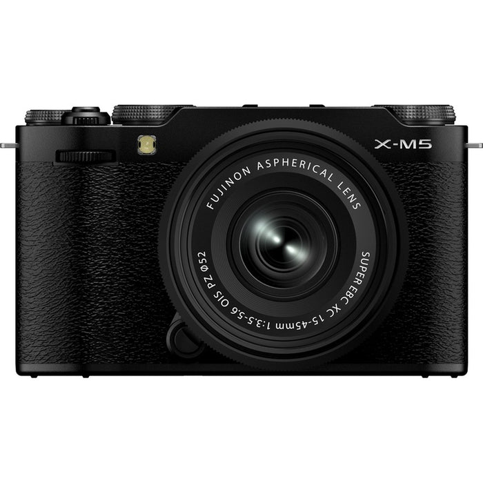 Безогледален фотоапарат FUJIFILM X-M5 BLACK +15-45 KIT 26.1 MPx, WI-FI, MIRRORLESS