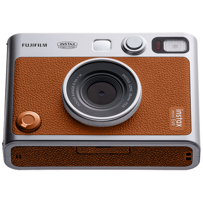 Фотоапарат за моментни снимки FUJIFILM INSTAX MINI EVO BROWN